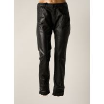 PLEASE - Pantalon slim noir en coton - Femme - Taille 34 - Modz