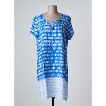 SENORETTA - Robe de plage bleu en viscose - Femme - Taille 42 - Modz