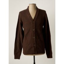 NO EXCESS - Gilet manches longues marron en coton - Homme - Taille M - Modz