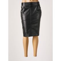 ARTLOVE - Jupe mi-longue noir en polyurethane - Femme - Taille 40 - Modz