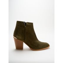 MYMA - Bottines/Boots vert en cuir - Femme - Taille 39 - Modz