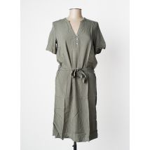 ESPRIT DE LA MER - Robe mi-longue vert en viscose - Femme - Taille 42 - Modz
