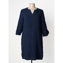 CECIL - Robe mi-longue bleu en coton - Femme - Taille 38 - Modz