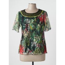 TELMAIL - T-shirt vert en polyester - Femme - Taille 42 - Modz
