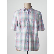 ERFO - Chemisier bleu en coton - Femme - Taille 48 - Modz