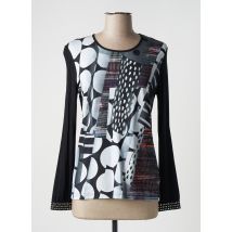 SAINT CHARLES - Top noir en viscose - Femme - Taille 38 - Modz