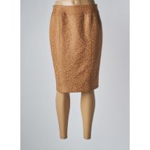 GEVANA - Jupe mi-longue beige en polyester - Femme - Taille 42 - Modz