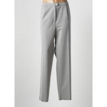 KARTING - Pantalon droit gris en polyester - Femme - Taille 52 - Modz