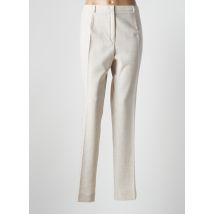 GUY DUBOUIS - Pantalon droit beige en polyester - Femme - Taille 48 - Modz