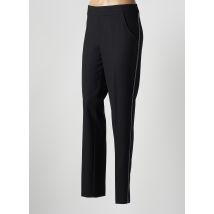 PAUSE CAFE - Pantalon slim noir en polyester - Femme - Taille 42 - Modz