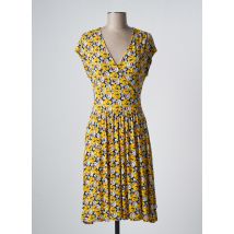 BLUTSGESCHWISTER - Robe mi-longue jaune en viscose pour femme - Taille 40 - Modz