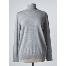 KAFFE - Pull col roulé gris en laine pour femme - Taille 44 - Modz