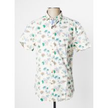 LEE COOPER - Chemise manches courtes beige en coton - Homme - Taille S - Modz