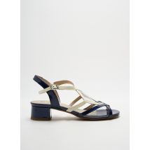 J.METAYER - Sandales/Nu pieds bleu en cuir - Femme - Taille 36 - Modz