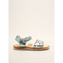 PABLOSKY - Sandales/Nu pieds bleu en cuir - Fille - Taille 26 - Modz