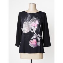 LECOMTE - Top noir en viscose - Femme - Taille 38 - Modz