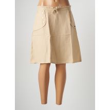 THALASSA - Jupe mi-longue beige en lin - Femme - Taille 40 - Modz