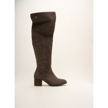 CARMELA - Cuissardes gris en cuir - Femme - Taille 37 - Modz