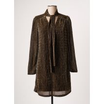 COMPAÑIA FANTASTICA - Robe courte jaune en polyester - Femme - Taille 38 - Modz