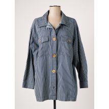 SKFK - Veste casual bleu en coton - Femme - Taille 38 - Modz