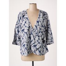 CHERRY PARIS - Blouse bleu en coton - Femme - Taille 38 - Modz