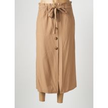 CHERRY PARIS - Jupe mi-longue beige en polyester - Femme - Taille 40 - Modz