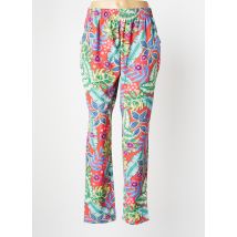 ROSE POMME - Pantalon droit rouge en polyester - Femme - Taille 40 - Modz