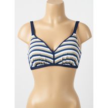 ANTIGEL - Haut de maillot de bain bleu en polyester - Femme - Taille 48 - Modz
