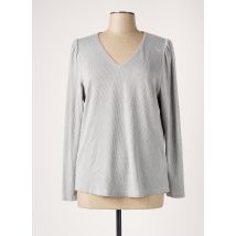 FRED SABATIER - Top gris en polyester - Femme - Taille 46 - Modz