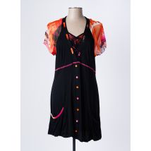 HALOGENE - Robe mi-longue noir en viscose - Femme - Taille 40 - Modz