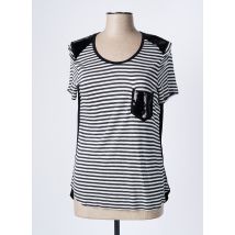 PAUSE CAFE - Top noir en viscose - Femme - Taille 40 - Modz