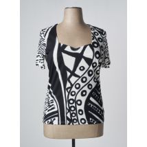PAUSE CAFE - T-shirt noir en viscose - Femme - Taille 46 - Modz