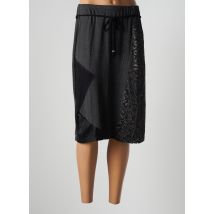 PAUSE CAFE - Jupe mi-longue gris en viscose - Femme - Taille 40 - Modz