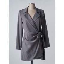 ANGELA DAVIS - Robe courte gris en polyester - Femme - Taille 38 - Modz