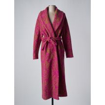 CARLA MONTANARINI - Manteau long rose en polyester - Femme - Taille 38 - Modz