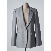 ANGELA DAVIS - Blazer gris en polyester - Femme - Taille 40 - Modz