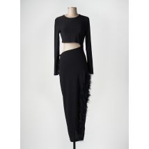 LUMINA - Robe longue noir en polyester - Femme - Taille 38 - Modz