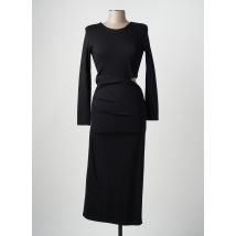 ANGELA DAVIS - Robe longue noir en viscose - Femme - Taille 38 - Modz