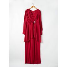 FASHION NEW YORK - Combi-pantalon rouge en polyester - Femme - Taille 50 - Modz