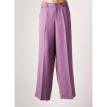 STREET ONE - Pantalon large violet en lyocell - Femme - Taille 42 - Modz
