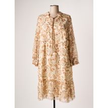 COMME ÇA - Robe mi-longue beige en polyester - Femme - Taille 44 - Modz