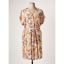 DIANE LAURY - Robe mi-longue beige en viscose - Femme - Taille 46 - Modz