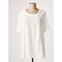 CECIL - Tunique manches courtes blanc en viscose - Femme - Taille 40 - Modz