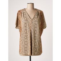 CISO - T-shirt beige en viscose - Femme - Taille 38 - Modz