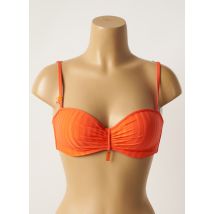 CHERRY BEACH - Haut de maillot de bain orange en polyamide - Femme - Taille 90D - Modz