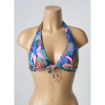 CHERRY BEACH - Haut de maillot de bain bleu en polyamide - Femme - Taille 44 - Modz