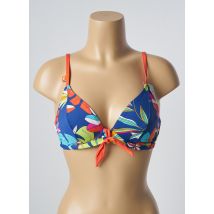 CHERRY BEACH - Haut de maillot de bain bleu en polyamide - Femme - Taille 100C - Modz