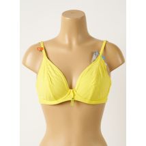 CHERRY BEACH - Haut de maillot de bain jaune en polyamide - Femme - Taille 95C - Modz