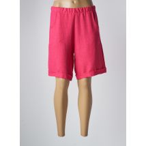 UNICA PLUS - Bermuda rose en polyester - Femme - Taille 38 - Modz