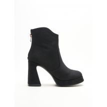 CAFE NOIR - Bottines/Boots noir en textile pour femme - Taille 36 - Modz